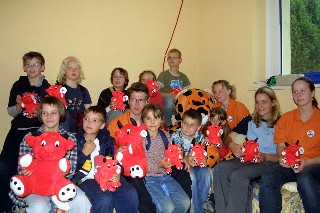 Unser Maskottchen hat es allen angetan!
