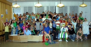 Unterwasser-Gruppenbild